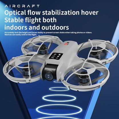 Drone with Camera for Adult Beginners, RC Drones with Screen on Controller, Brushless Motor, One Key Take Off/Landing, Optical Flow Positioning, Gesture Photo Video RC Quadcopter with Body Light 2 Batteries CZ26 FPV Drones Gifts for Adults Beginner-Friend