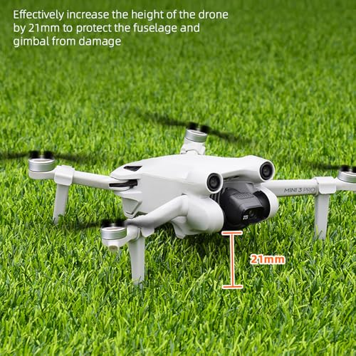 CAPART Landing Legs for DJI Mini 3 Pro Accessories, Quick Release Landing Gear Extended Feet Replacement