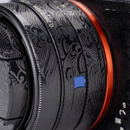 RX1RM2 Anti-Scratch Mirrorless Camera Decal Skin Film for Sony RX1R Mark II Vinyl Wrap Body Protective Sticker Protector Coat (Auspicious Clouds Black) - color: Auspicious Clouds Black