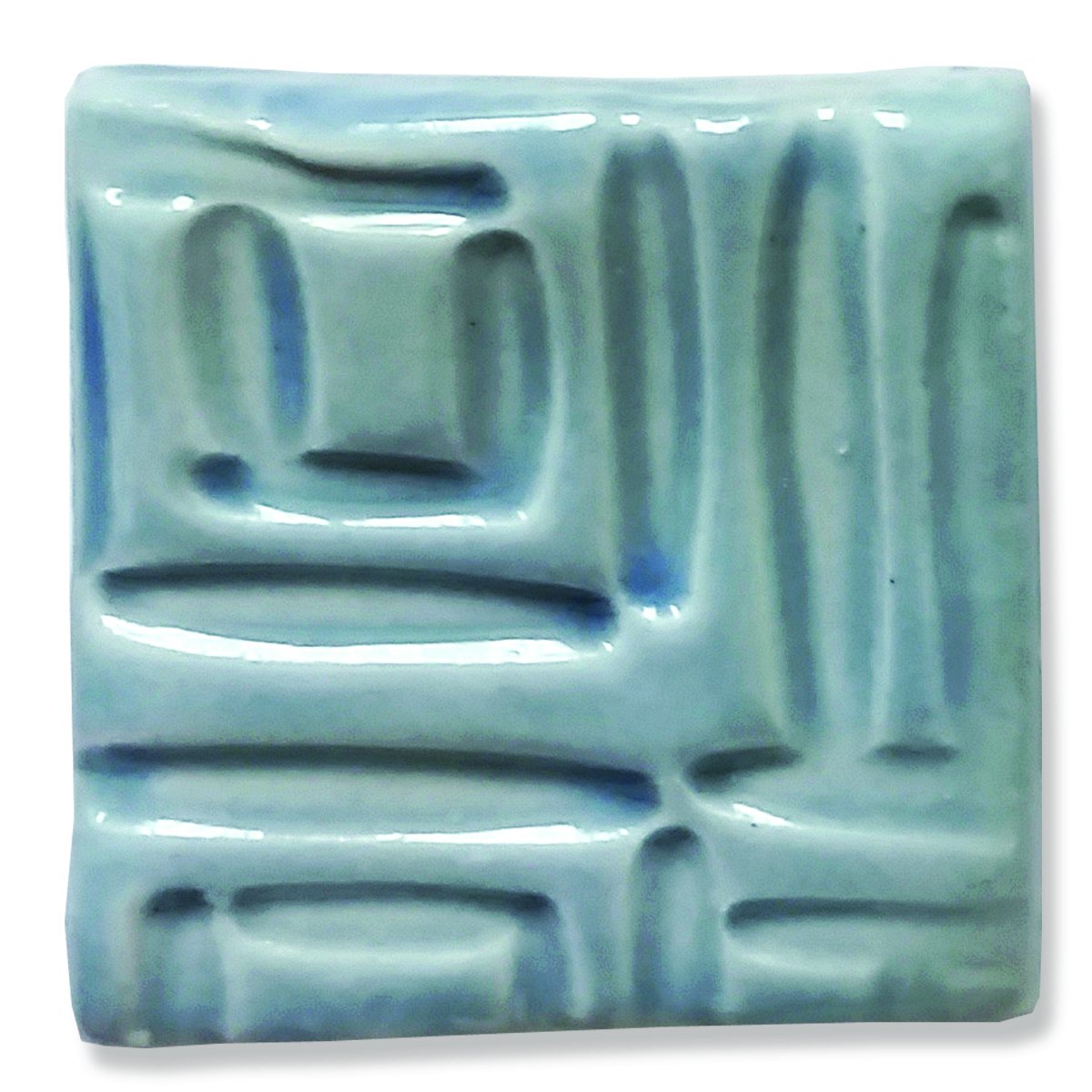Speedball 002008 Stoneware Glaze, Transparent Blue, 16 oz - color: Transparent Blue